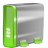 Green Hard Drive Icon 48x48 png